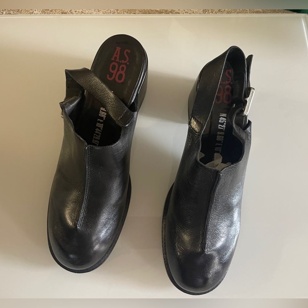 A.S.98 Goodman Slingback Mule Clogs - Picture 3 of 7